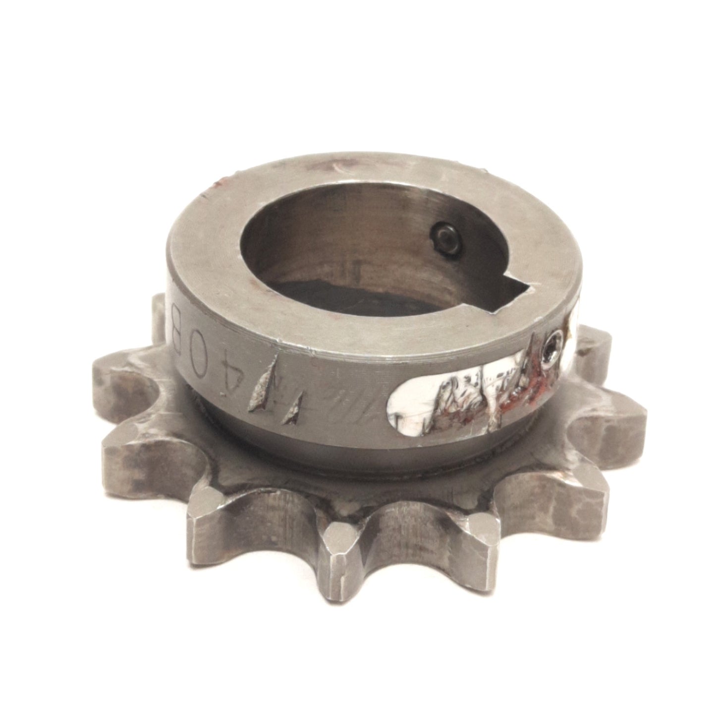 Used Martin 40B12SS Roller Chain Sprocket, NO 40, 1in Bore, 1/2in Pitch, 12 Teeth