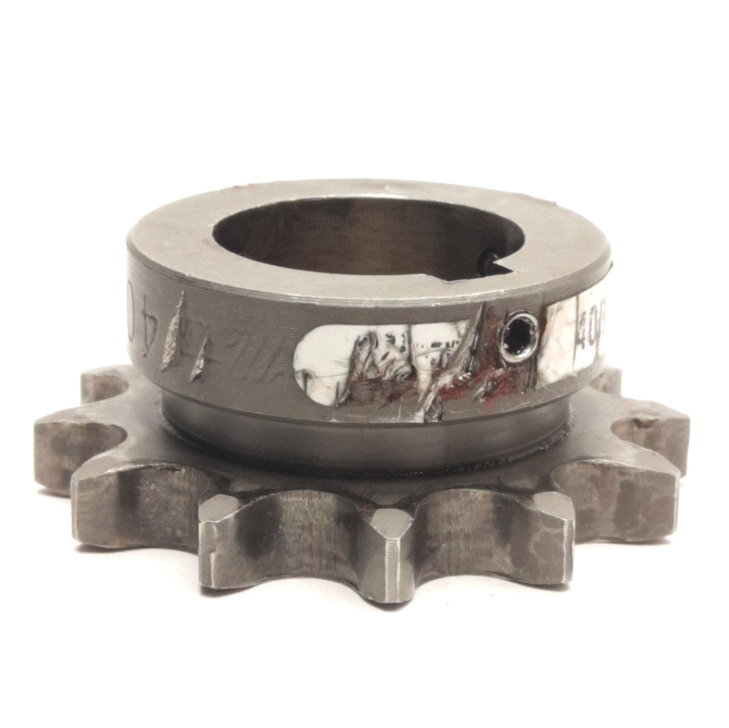 Used Martin 40B12SS Roller Chain Sprocket, NO 40, 1in Bore, 1/2in Pitch, 12 Teeth