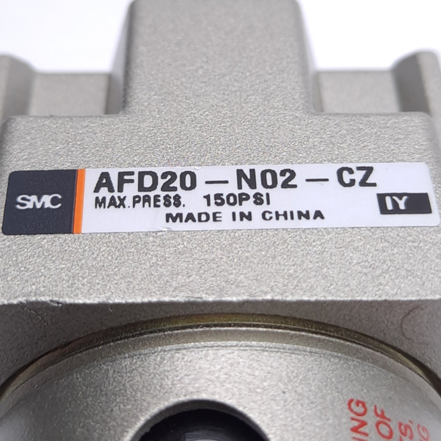Used SMC AFD20-N02-CZ Micro Mist Separator, 1/4in NPT, 1.0MPa Max, 0.3µm Filtration