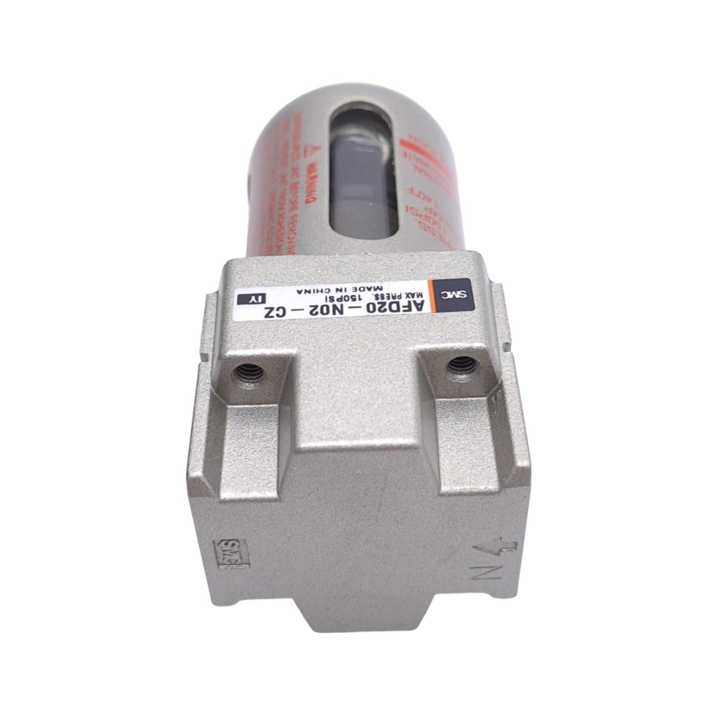 Used SMC AFD20-N02-CZ Micro Mist Separator, 1/4in NPT, 1.0MPa Max, 0.3µm Filtration