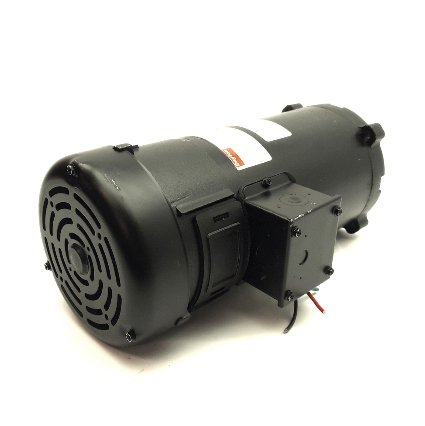 Used Dayton 2M170A DC Motor, 1HP Rating, 90VDC 10A, 1725RPM, 56C Frame, 15in Length