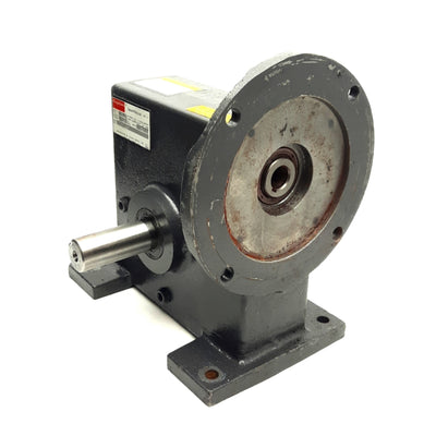Used Dayton 2Z152 Speed Reducer, 56C Frame, 25:1 Reduction, 90°, ø1in Output