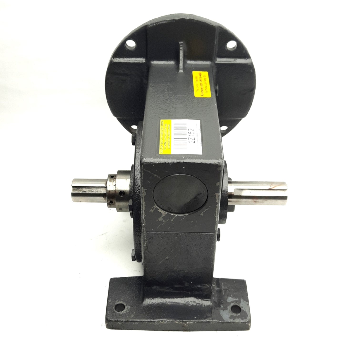 Used Dayton 2Z152 Speed Reducer, 56C Frame, 25:1 Reduction, 90°, ø1in Output