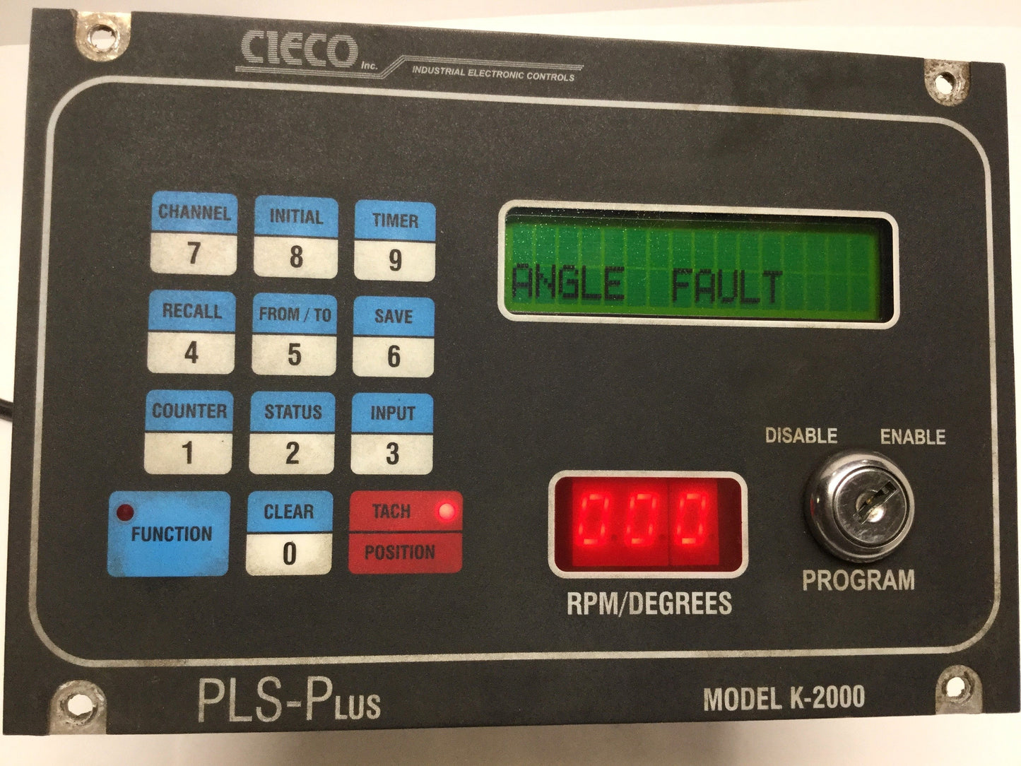 Used Cieco K2000 PMP PLS-Plus Resolver Based Programmable Safety Limit Switch 115VAC