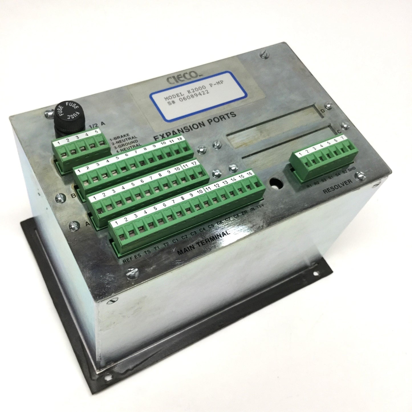 Used Cieco K2000 PMP PLS-Plus Resolver Based Programmable Safety Limit Switch 115VAC