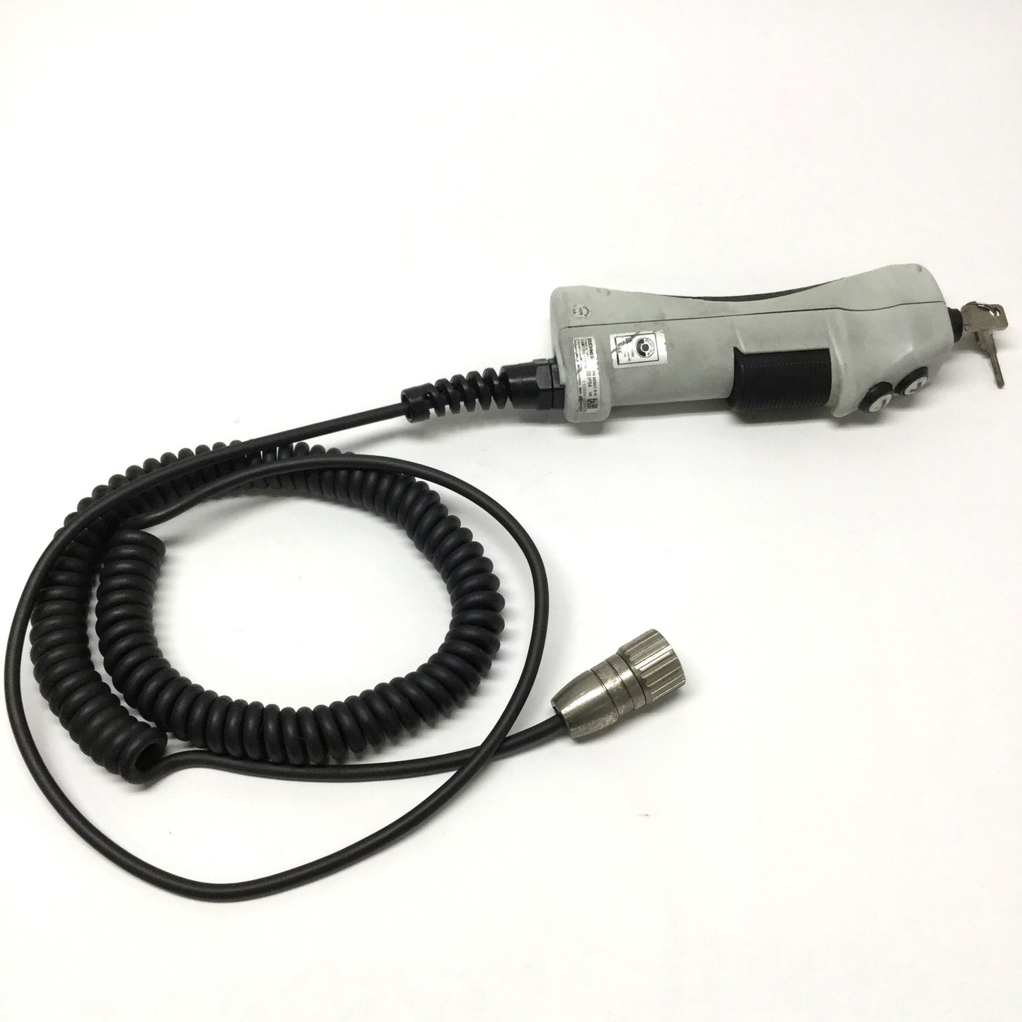 Used Euchner ZSM2300-110338 Handheld Keyed Enabling Switch, RC12 Plug Connector