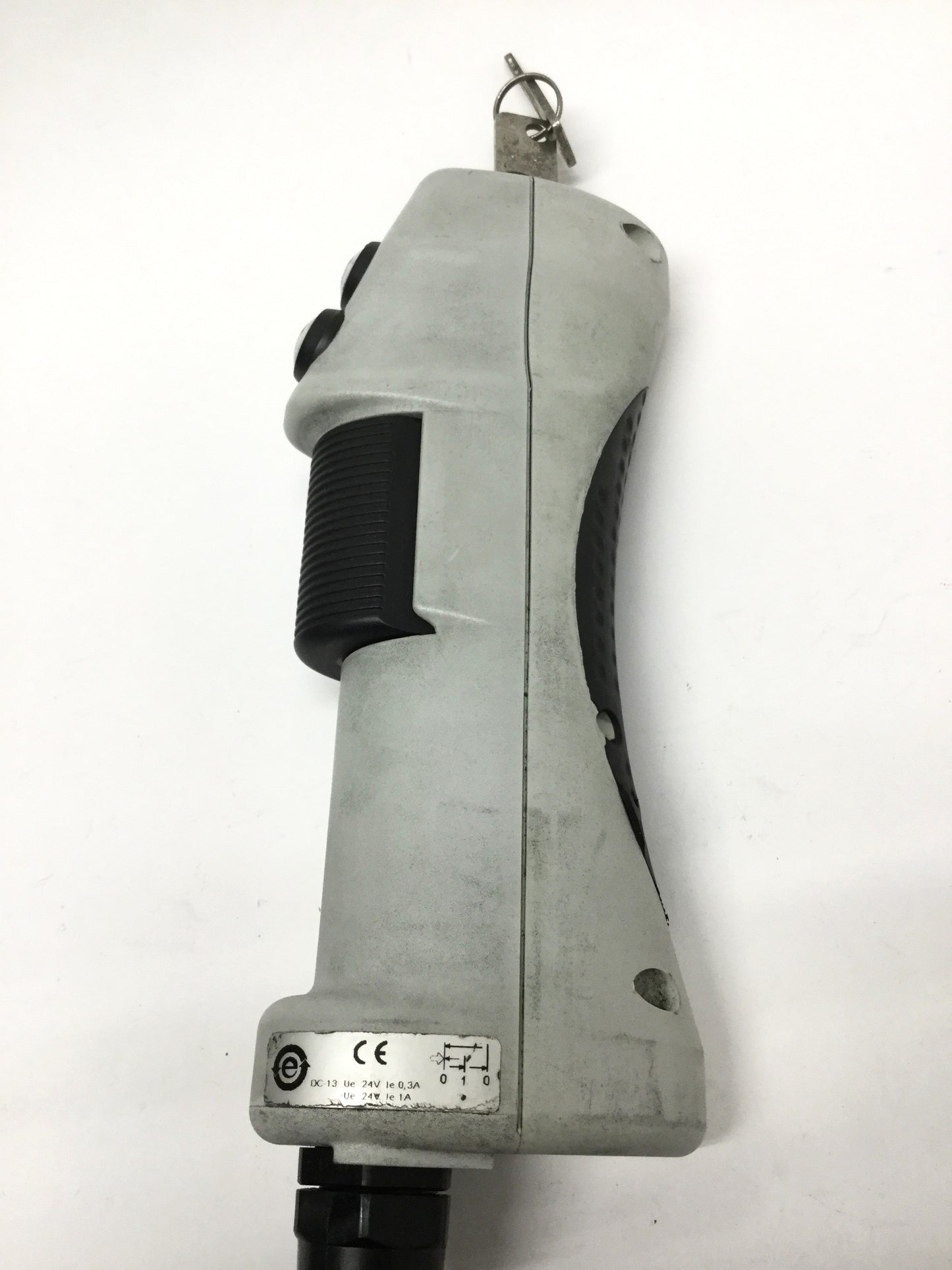 Used Euchner ZSM2300-110338 Handheld Keyed Enabling Switch, RC12 Plug Connector