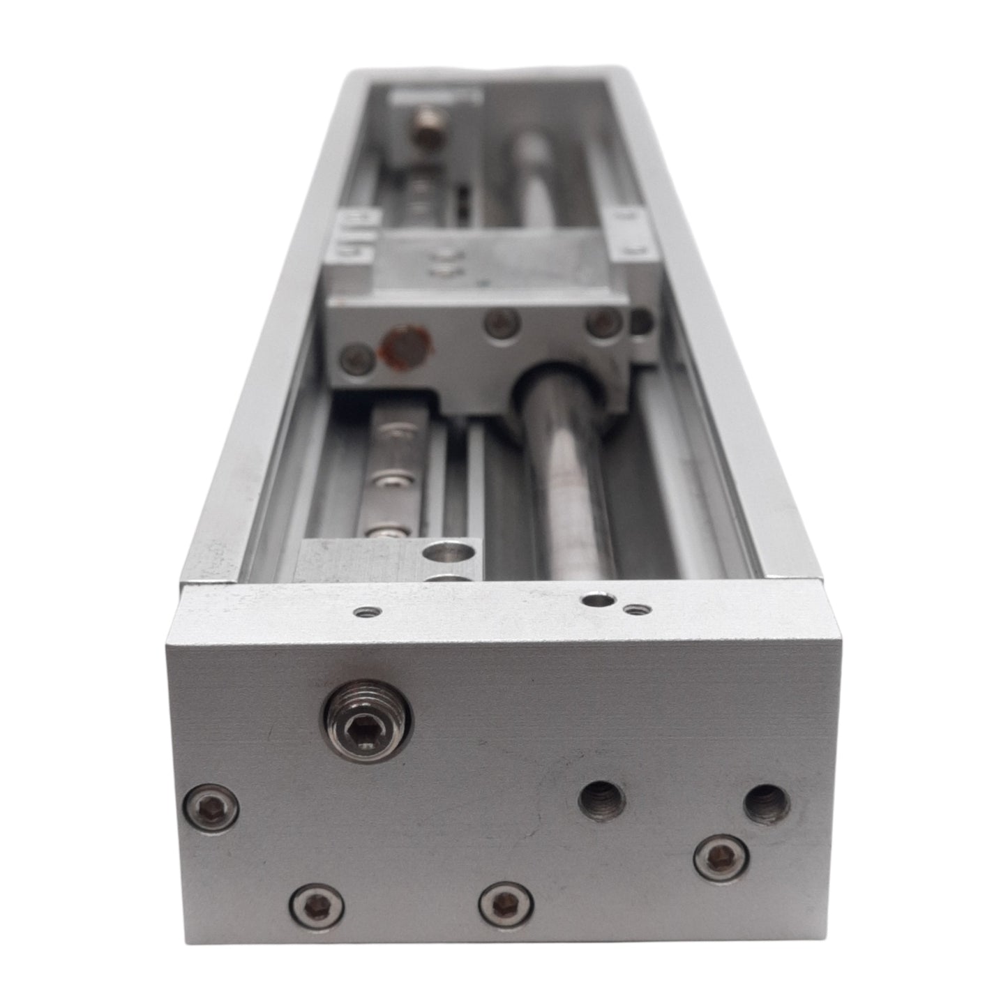 Used SMC REAH10-200 Sine Rodless Cylinder, ø10mm Bore, 200mm Stroke, 0.7MPa, M5 Ports