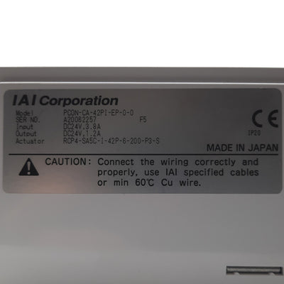 New IAI PCON-C-42PI-EP-0-0 Actuator Position Controller, Ethernet, 24VDC