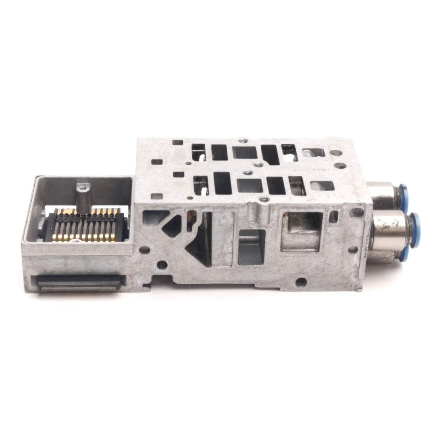 Used Festo VMPA2-FB-2-1 538000 Pneumatic Valve Sub-Base, G1/8, 6mm P2C, 10bar Max