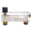 Used King Instrument 75301112C13 Acrylic Tube Flowmeter w/ Valve 0-100SCFM, 1/4in NPT