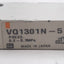 Used SMC VQ1301N-5 Solenoid Valve, 3-Position Closed Center, 0.2-0.7MPa, 24VDC Coil