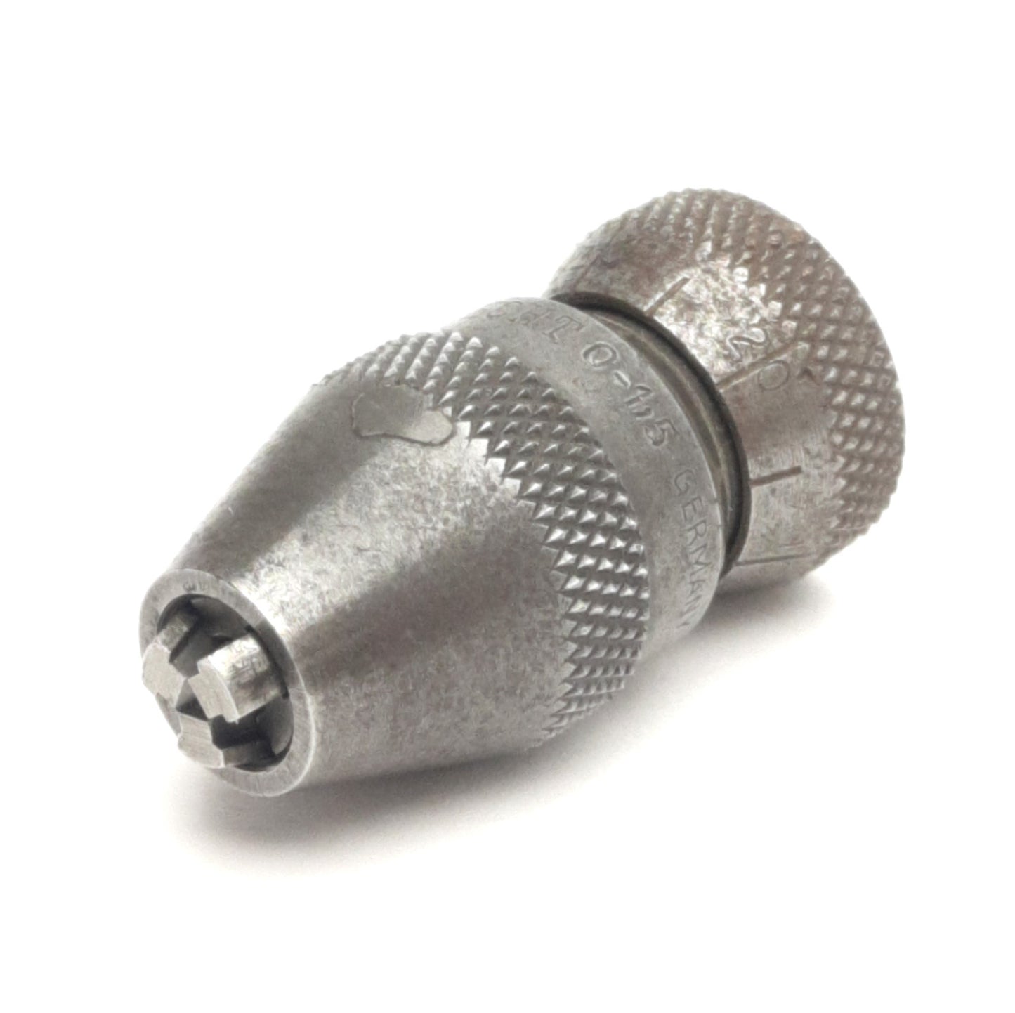 Used Albrecht 15-J0 Keyless Drill Chuck, 0 to 1.5mm Capacity, 19mm OD, J0 Mount