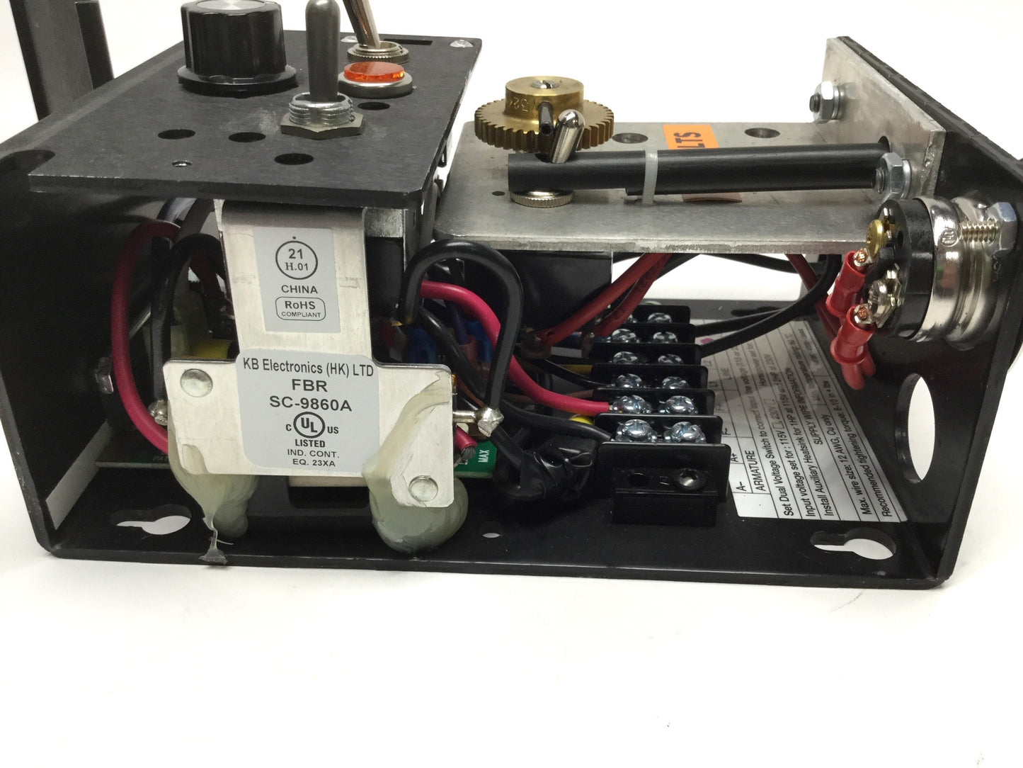 Used KB KBMD-240D 9370G w/FBR DC Motor Speed Control from a Durant Machine