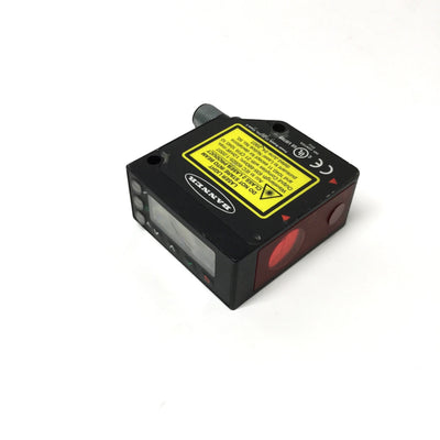 Used Banner LE150IQ L-GAGE Laser Displacement Sensor, 100-400mm Range, 24VDC, 4-20mA