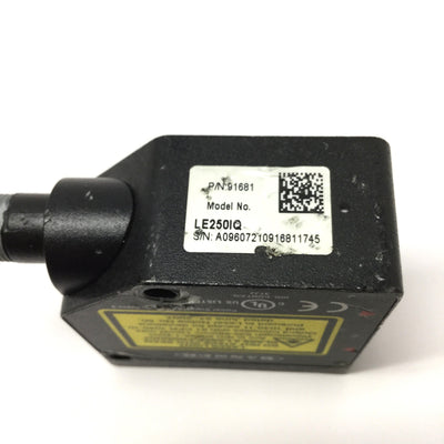 Used Banner LE150IQ L-GAGE Laser Displacement Sensor, 100-400mm Range, 24VDC, 4-20mA