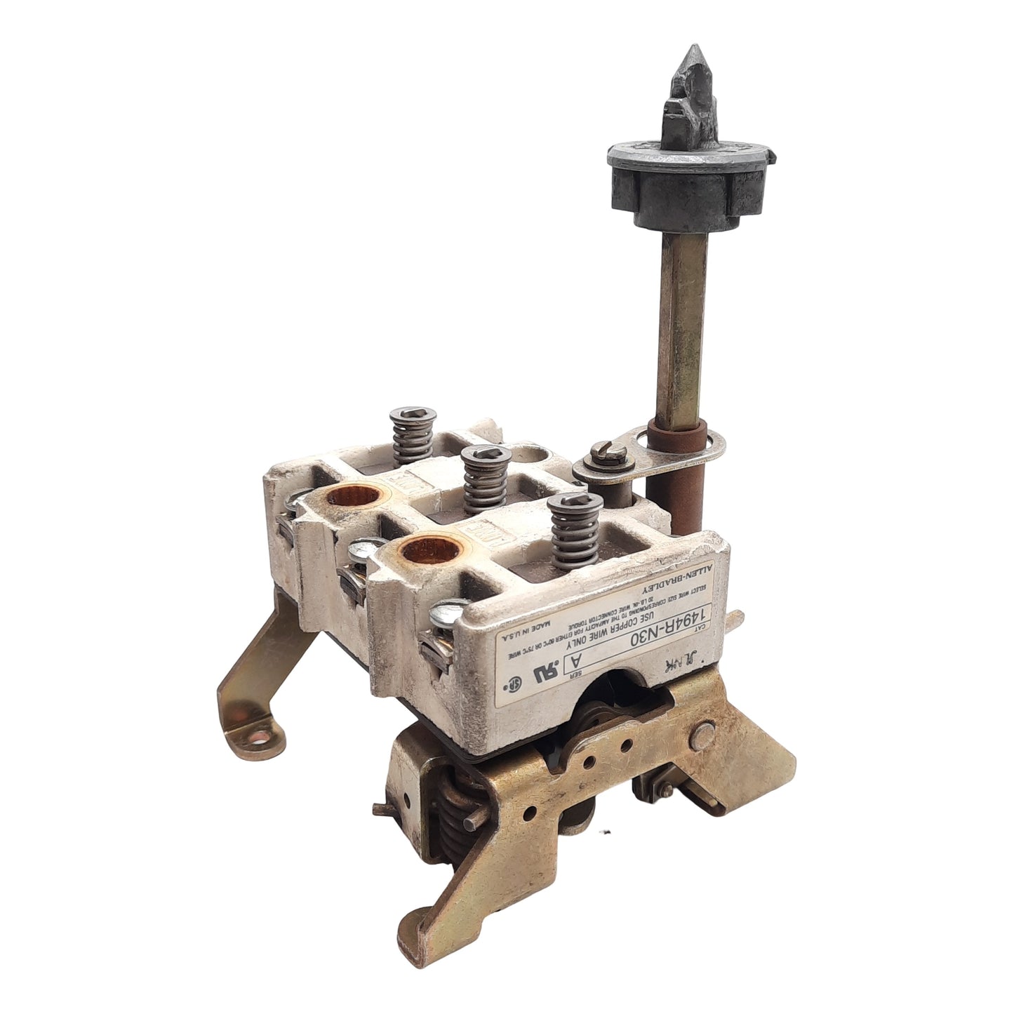 Used Allen Bradley 1494R-N30 Variable Depth Door-Mounted Disconnect Switch 600VAC 30A