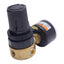 Used Parker Watts R364-01CG Pneumatic Regulator, Brass, 1/8" NPT, 0-125psig, W/ Gauge