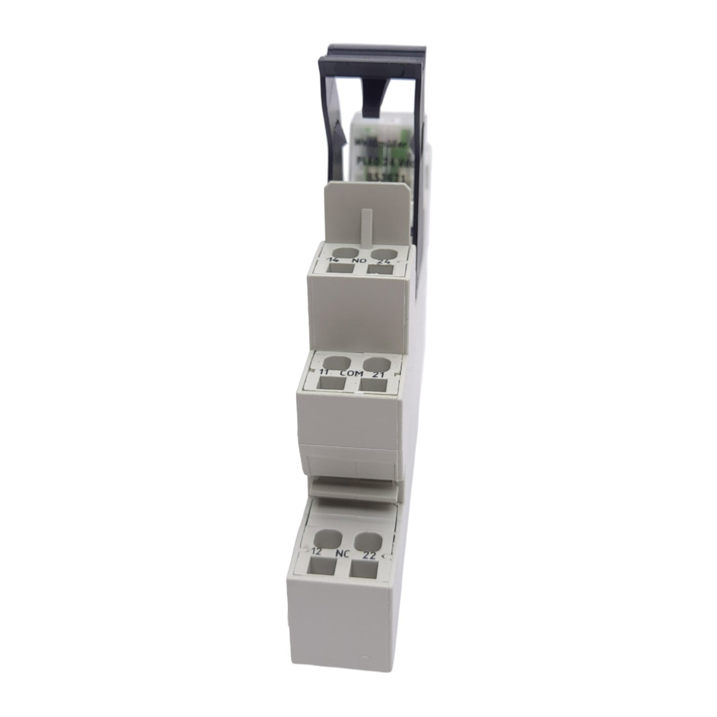 Used Lot of 2 Weidmuller 8536691001 PXZ35 Relay Socket, 250V, 16A, DIN Rail