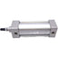 Used SMC NCDA1B200-0400 Pneumatic Cylinder, ø2" Bore, 5" Stroke, 250psi, 3/8" NPTF