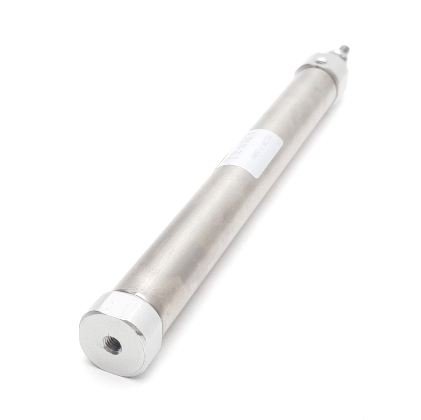 Used SMC NCJ2B16-500R Pneumatic Cylinder, 5/8in Bore, 5in Stroke, 10-32 Ports