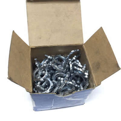 New Box of 80 T&B Thomas Betts 106 Rigid Metal Conduit Bonding Locknuts 1/2", Steel