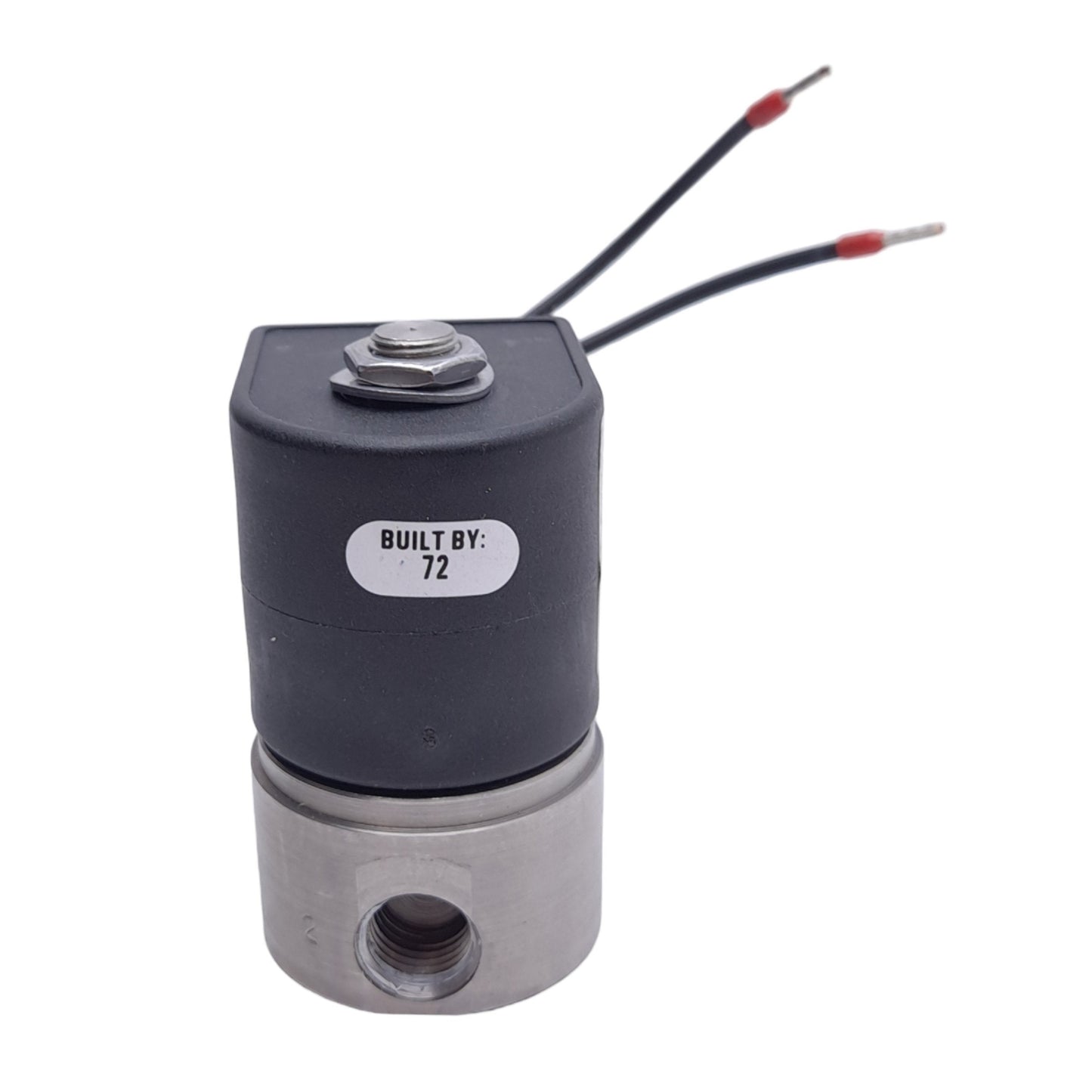 Used Parker 71215SN2EN00N0C111C2 Solenoid Valve, 2-Way, NC, 1/4in NPT, 24VDC