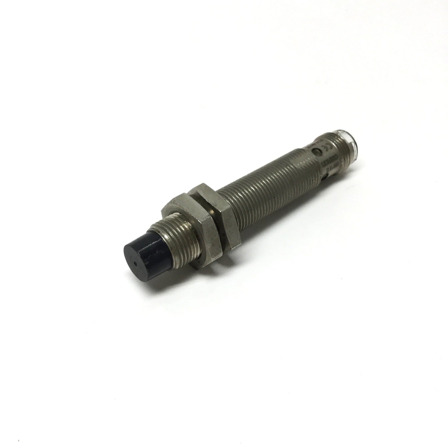 Used Omron E2A-M12LN08-M1-B3 Proximity Sensor Switch, 8mm Range, 12-24VDC, PNP-NO/NC
