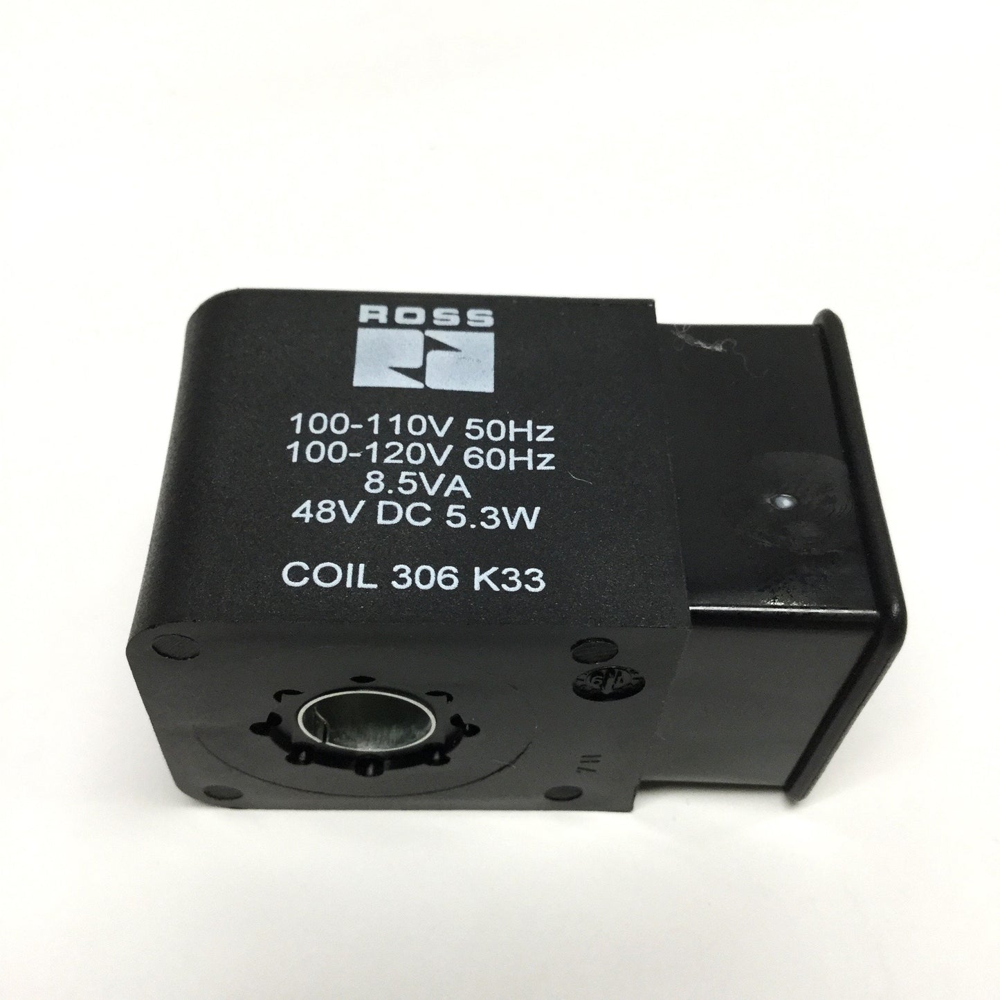 New – Open box Ross Controls 306K33166 Valve Replacement Solenoid Coil 110/120VAC; 48VDC, 8.5VA
