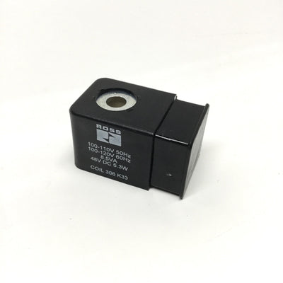 New – Open box Ross Controls 306K33166 Valve Replacement Solenoid Coil 110/120VAC; 48VDC, 8.5VA