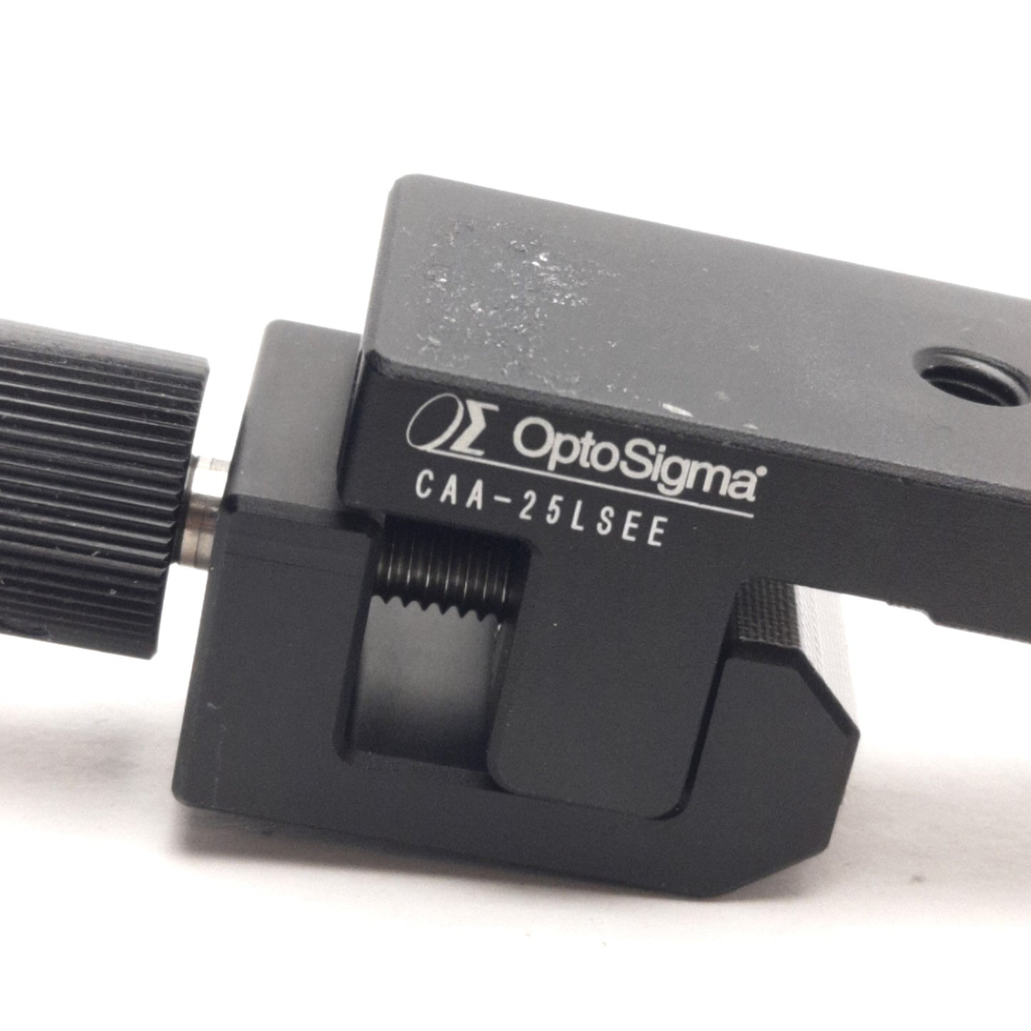 Used OptoSigma CAA-25LSEE Carrier for OBA-SH/OBT-SH/SUU Medium Optical Rails *Bored*