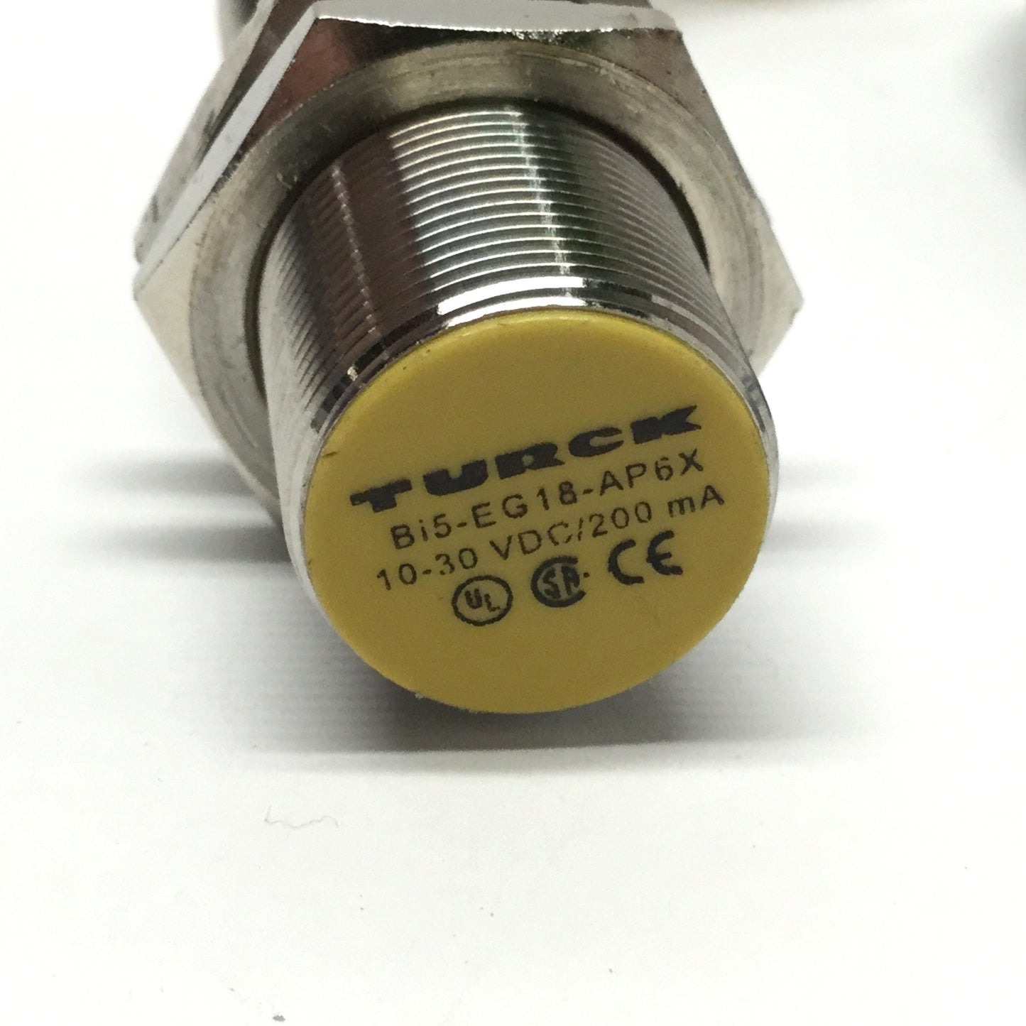 New – Open box Turck Bi5-EG18-AP6X Inductive Proximity Sensor Switch, 5mm, 10-30VDC, PNP-NO