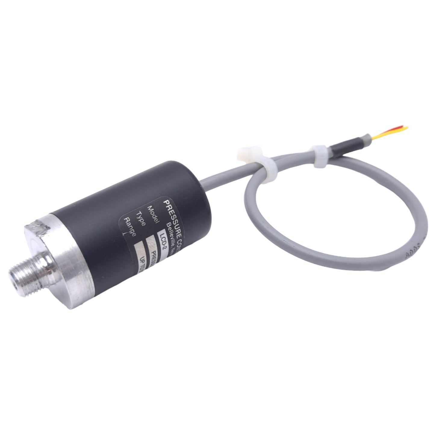 Used Pressure Controls Inc LCD-2 Pressure Sensor, 2-300psig, ø1-1/8", 1/8" Male NPT