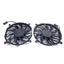 Used Lot of 2 Spal VA11A-AP7/C/T-57A Condenser Cooling/Puller Fan, 12VDC, 10in