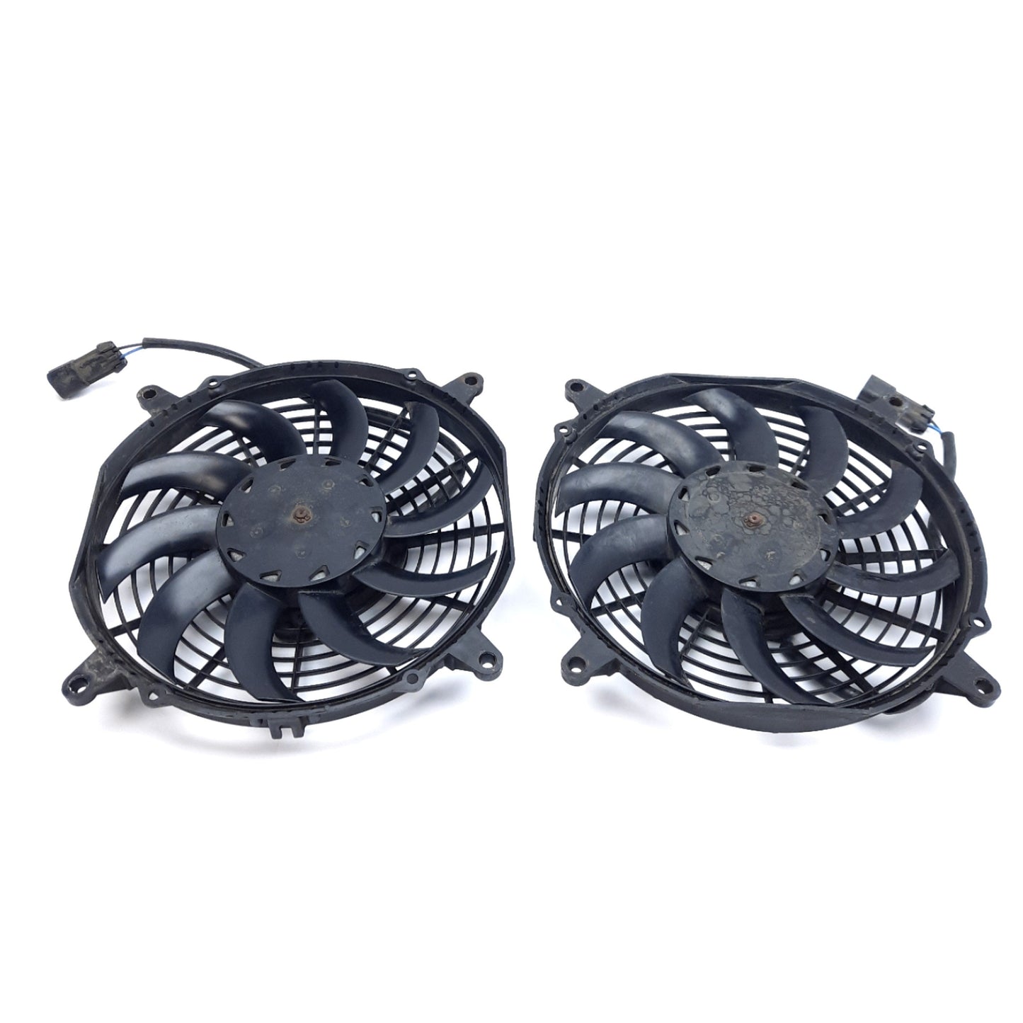 Used Lot of 2 Spal VA11A-AP7/C/T-57A Condenser Cooling/Puller Fan, 12VDC, 10in