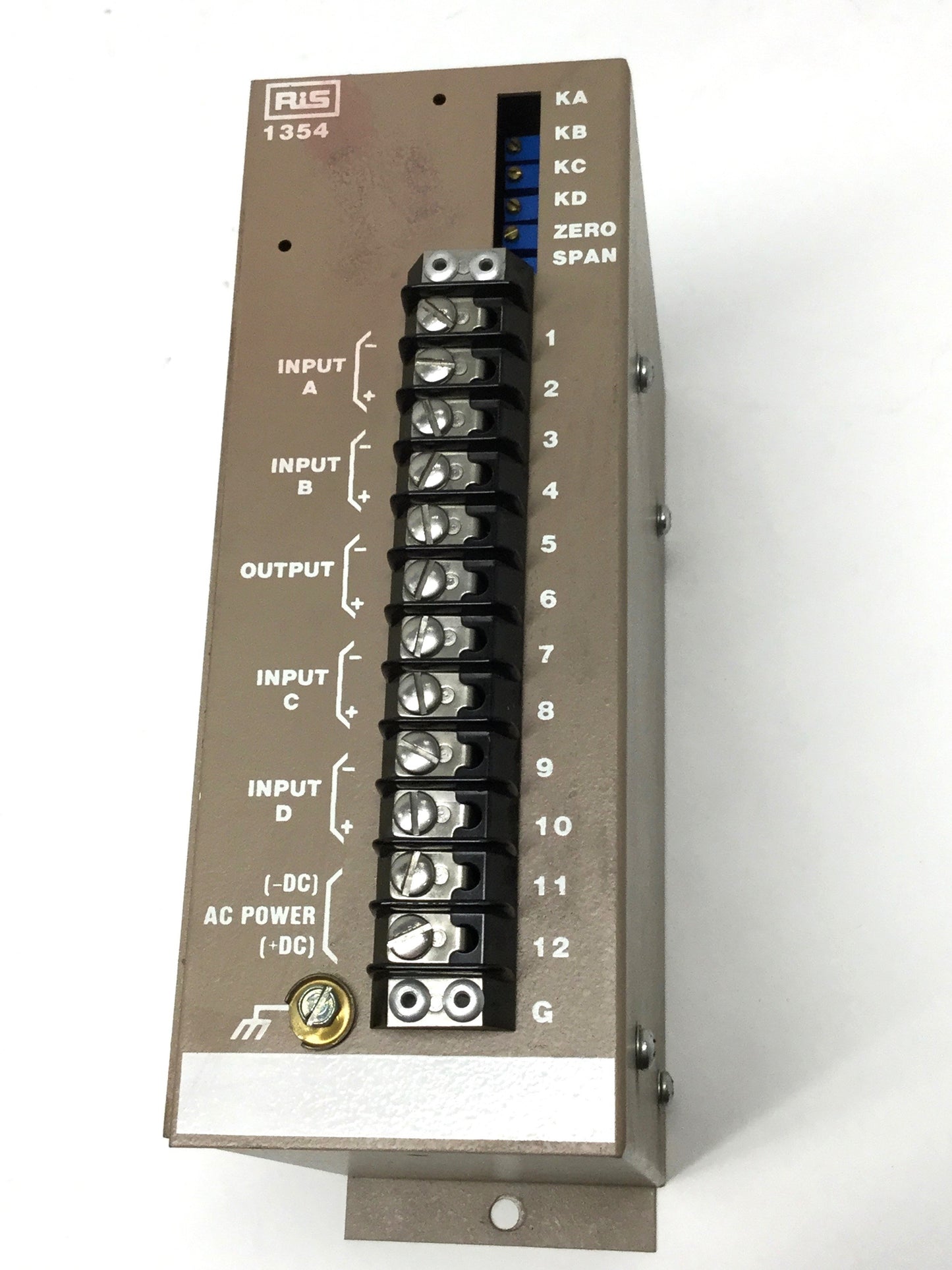 Used RiS XSC-1354 Signal Conditioner Subtractor Transmitter 0-35mV In, 4-20mA Out