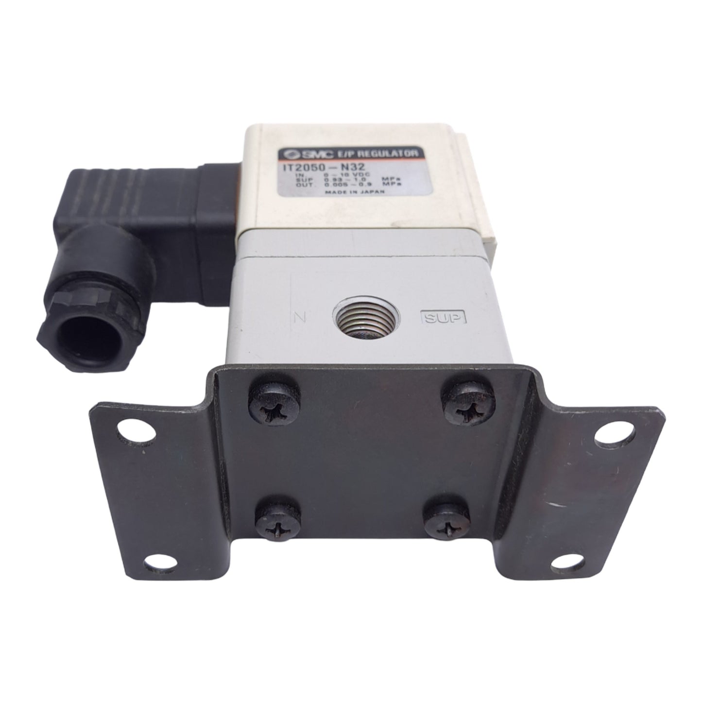 Used SMC IT2050-N32 Electro-Pneumatic Regulator, 1/4" NPT, 1.0MPa Supply, 0.9MPa Out