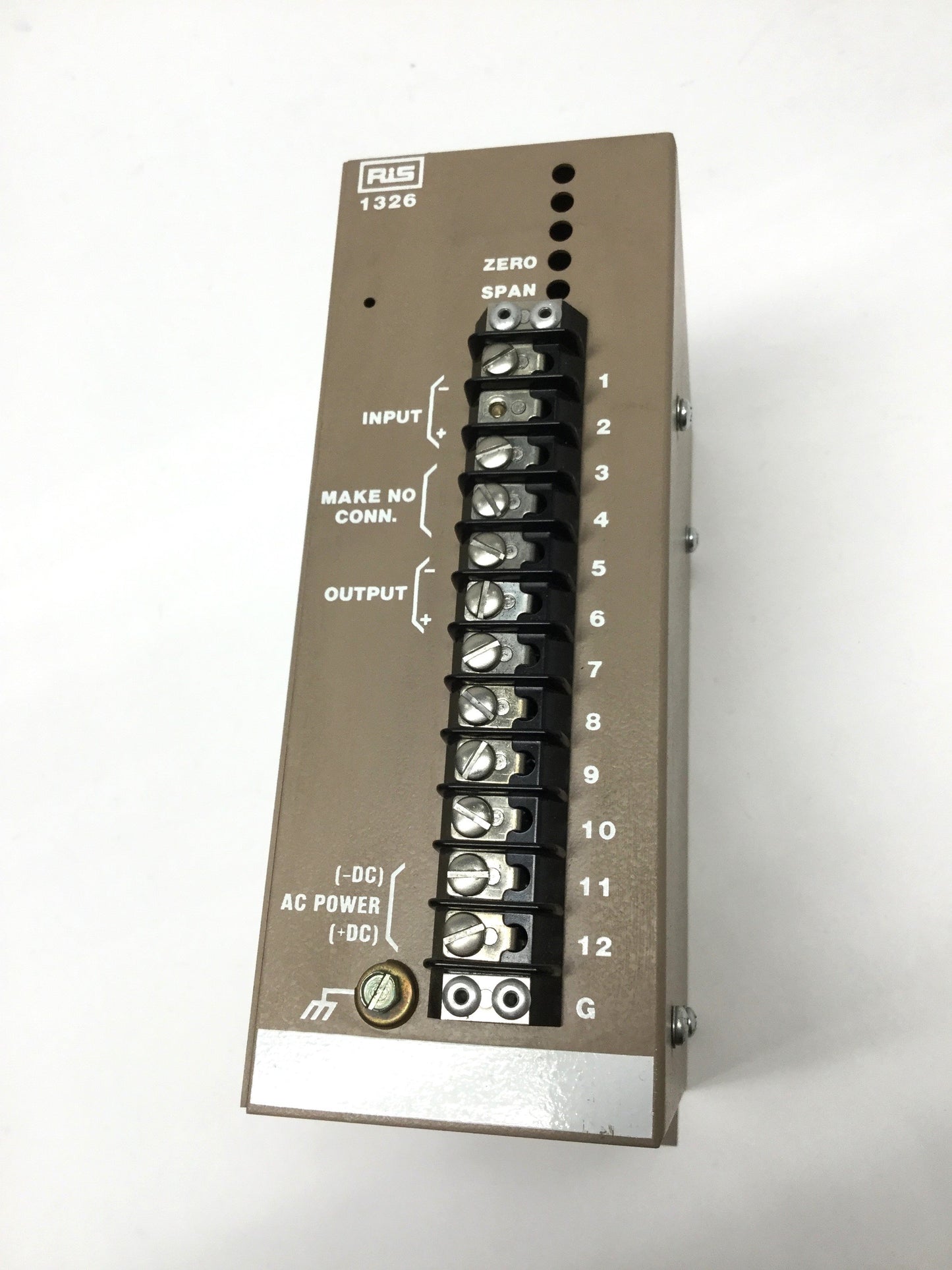 Used RiS SC-1326 Signal Conditioner Isolated Millivolt Transmitter 0-35mV, 115VAC