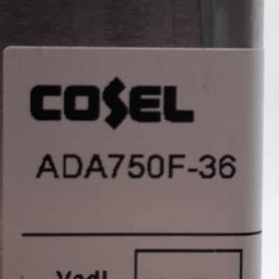 Used Cosel ADA750F-36 AC/DC Converter, 100-240VAC Input, 36VDC 20.5A Output, 750W