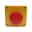 Used Idec FB1W-HW1B-V402R Emergency E-Stop Pushbutton Switch Enclosure, Twist-Reset