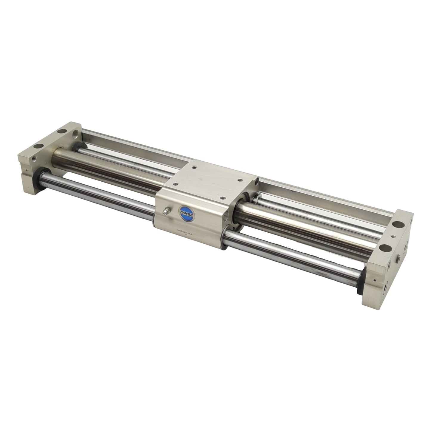 Used Bimba UGS-0913.25-BT Rodless Slide ø1-1/16in Bore, 13.25in Stroke, 1/8NPT 100PSI
