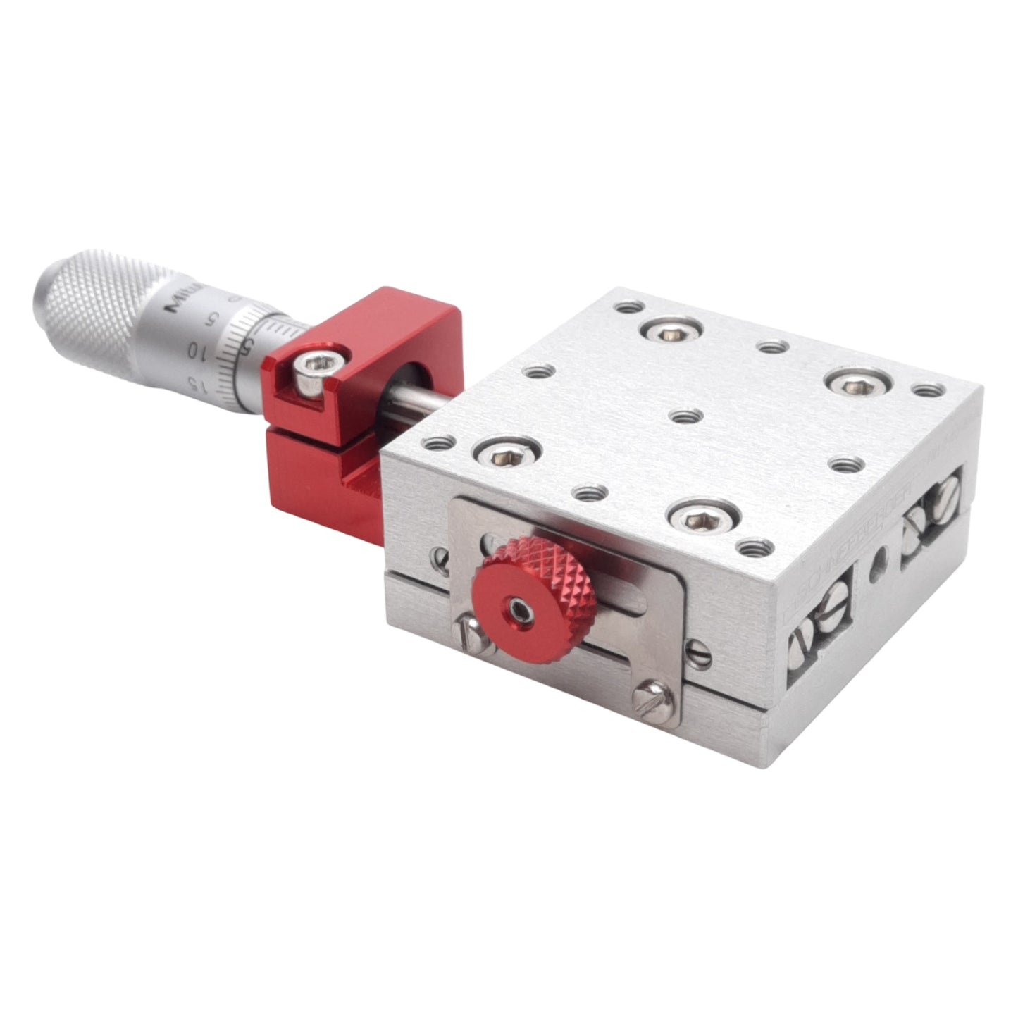 Used Schneeberger NH 2-40-40-AL Micrometer Positioning Stage, 13mm Travel, M3 Holes