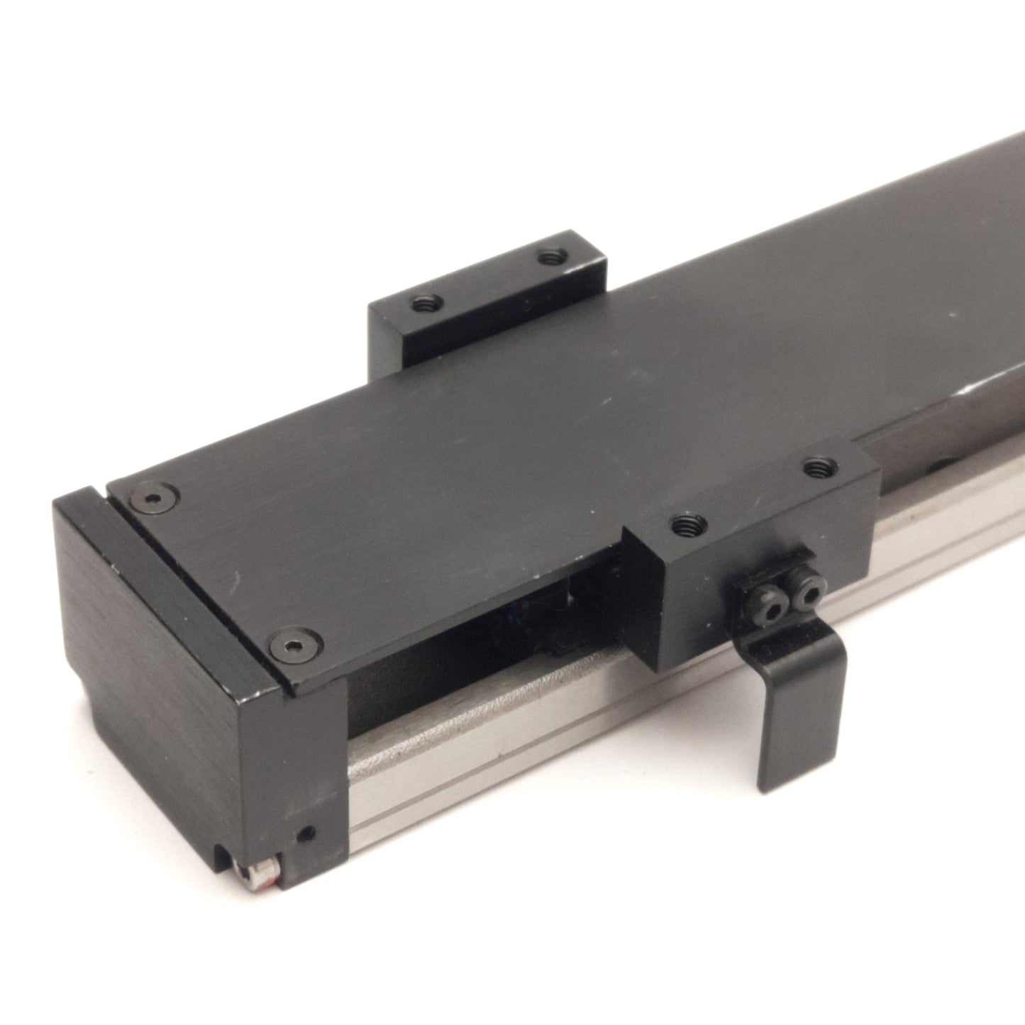 Used THK KR1502A-0100-0-10A0 LM Guide Actuator w/ Cover, 100mm Stroke, 2mm Lead