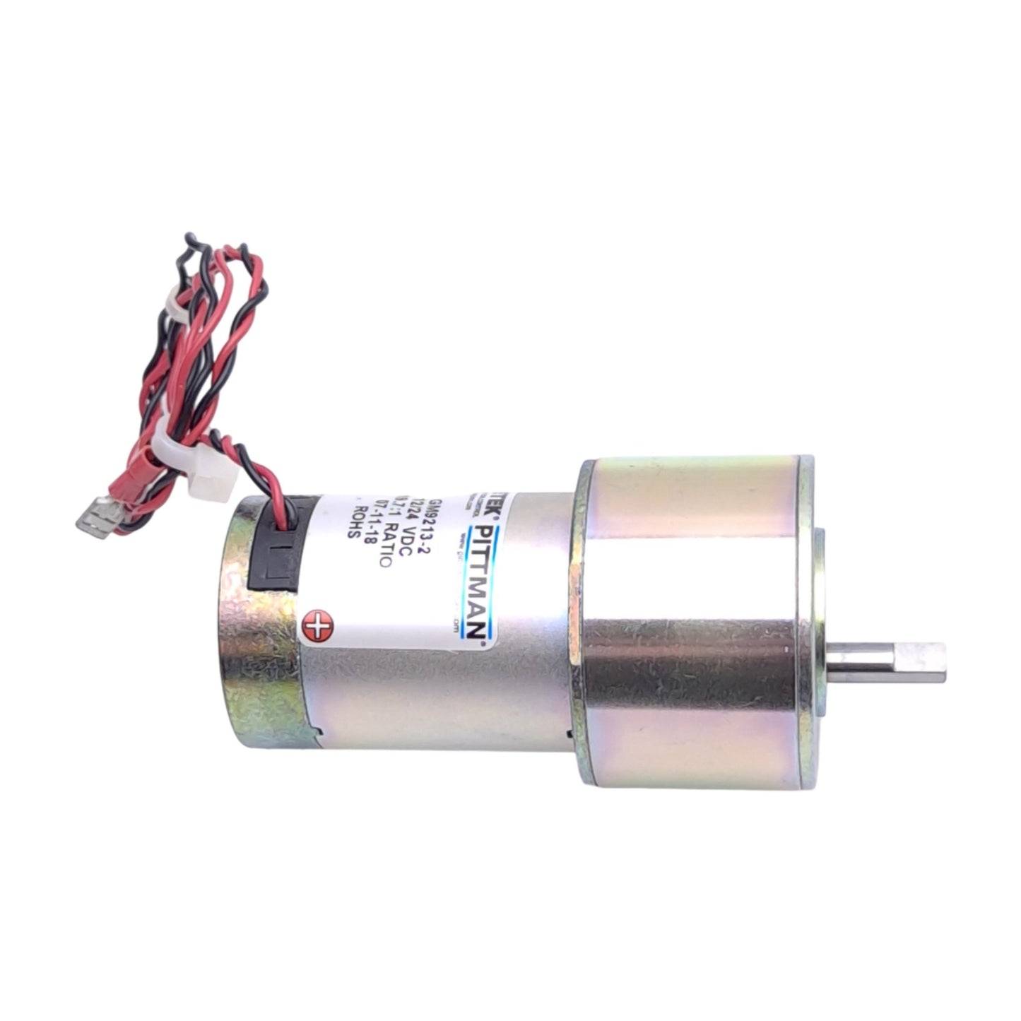 Used Ametek Pittman GM9213-2 DC Gearmotor 19.7:1 ,2in Frame, 12/24VDC, 47oz-in Output