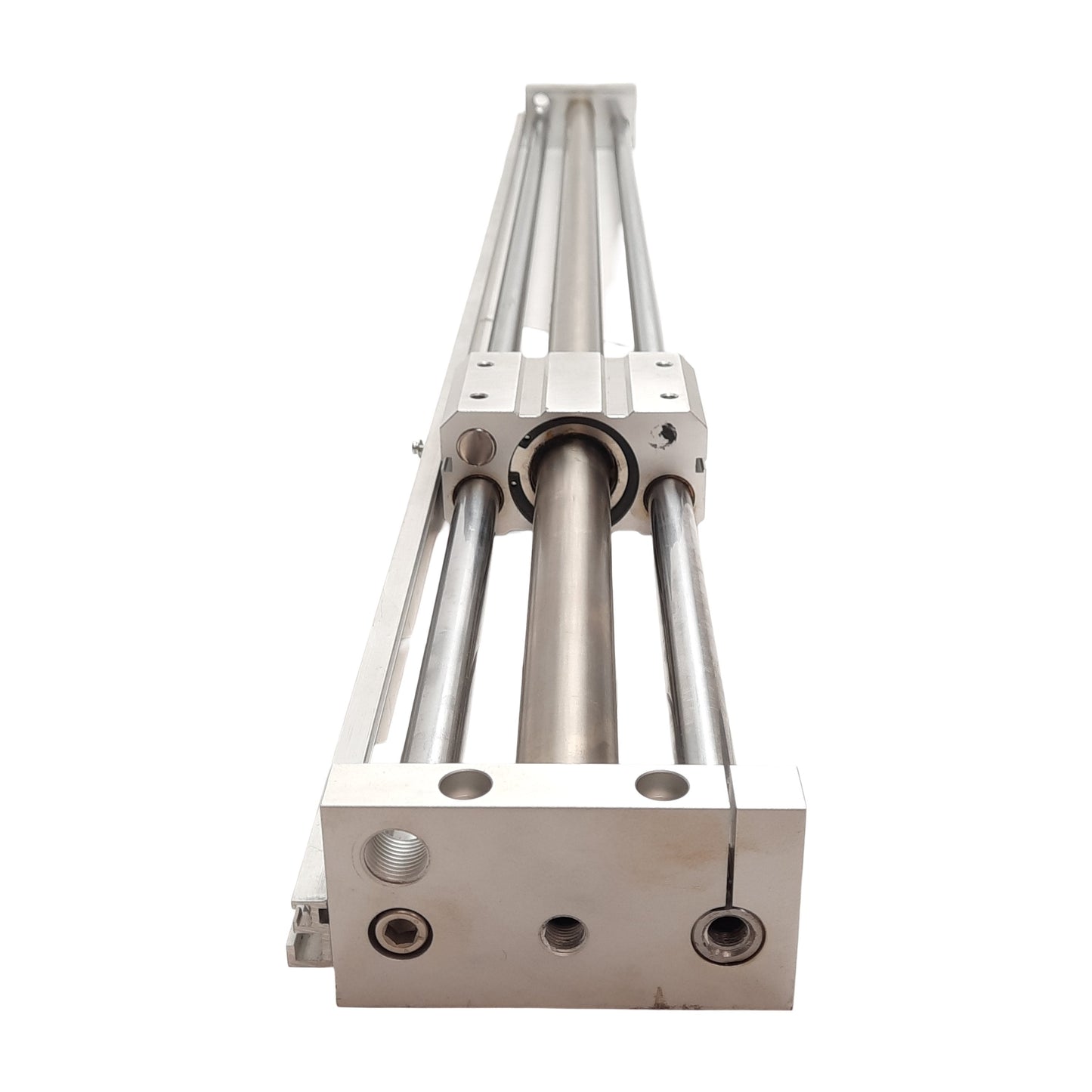 Used SMC NCDY2S25H-4000 Rodless Cylinder, ø1in Bore, 40in Stroke, 100PSI, 1/8in NPT