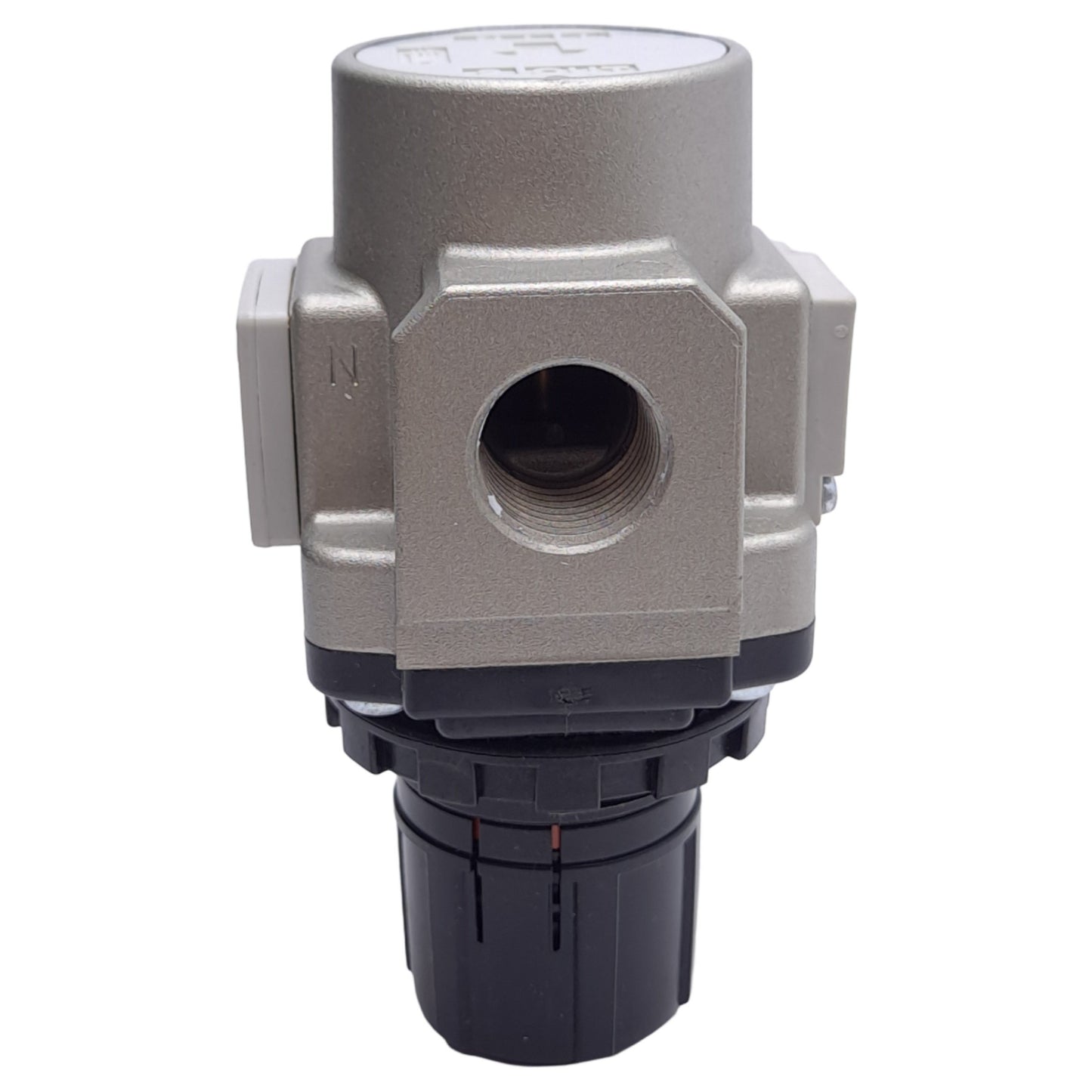 Used SMC AR40-N04E-Z Pressure Regulator, 1.0MPa Max, 1/2in NPT, 0-150psi Gauge
