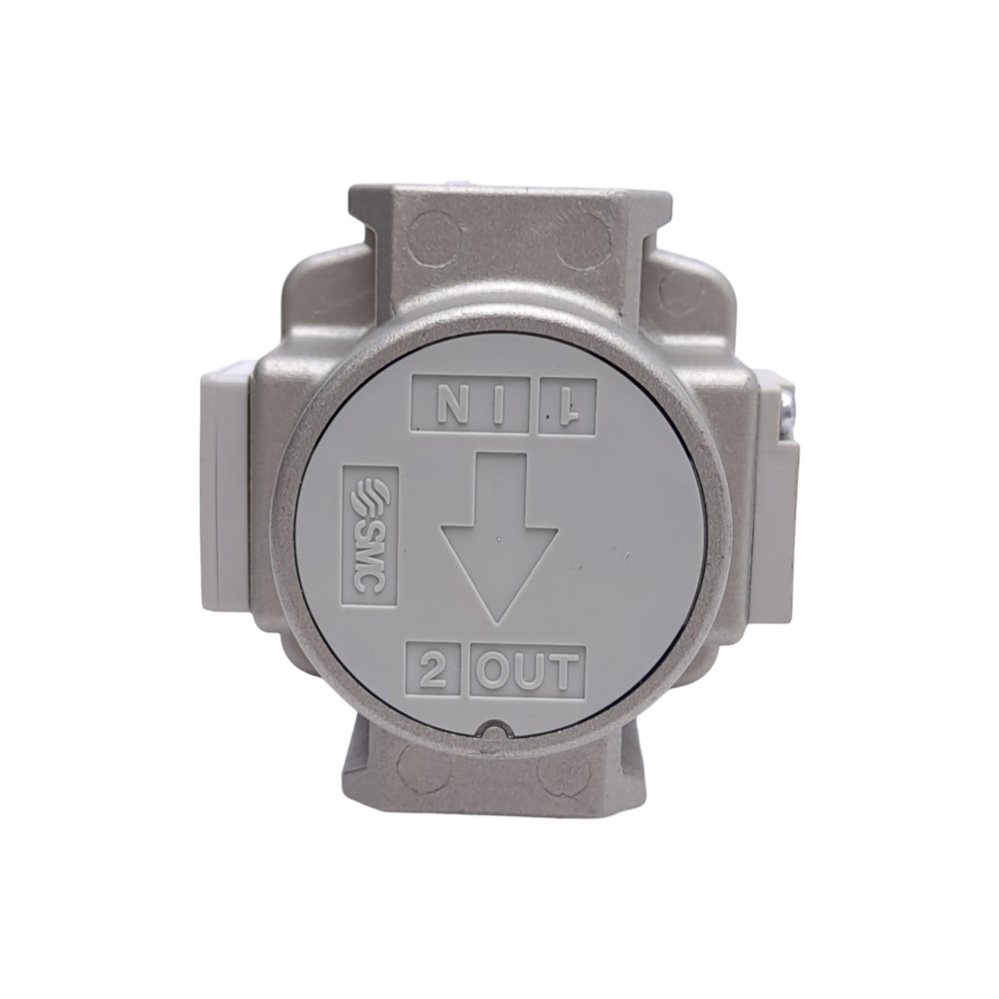 Used SMC AR40-N04E-Z Pressure Regulator, 1.0MPa Max, 1/2in NPT, 0-150psi Gauge