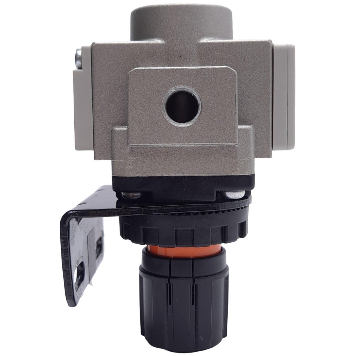 Used SMC AR20-01BE Pressure Regulator, Rc 1/8, 0.05~0.85MPa Set, W/ Bracket & Gauge