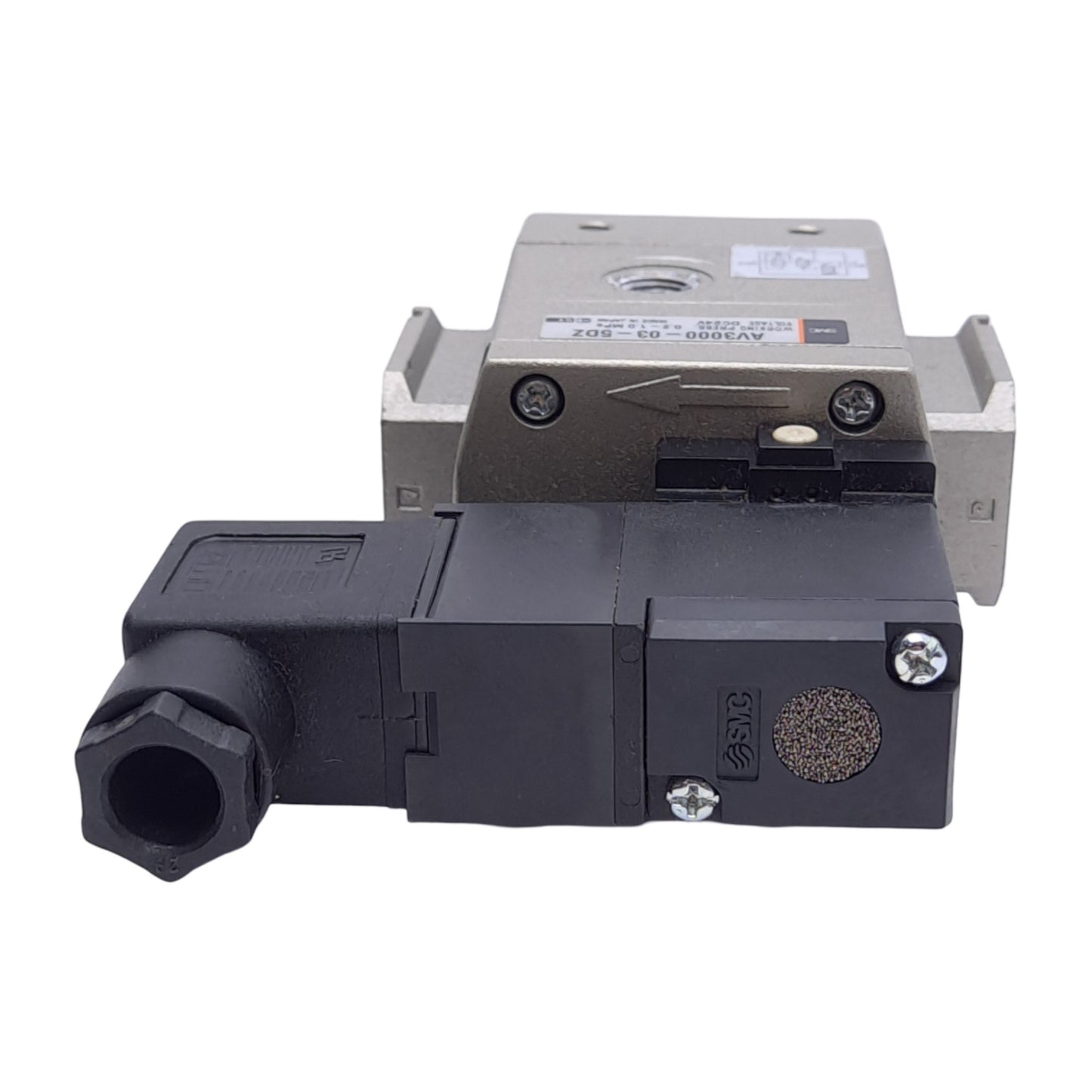 Used SMC AV3000-03-5DZ Soft Start-Up Valve, 0.2-1.0MPa, Rc 3/8", 24VDC Coil