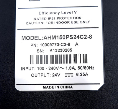 New – Open box XP Power AHM150PS24C2-8 Desktop AC Adapters Medical & ITE Certifications 24VDC